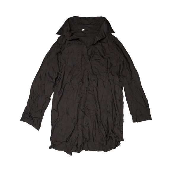 OURS Women Tunic Swim Cover Up Top Black Size L - Picture 1 of 1